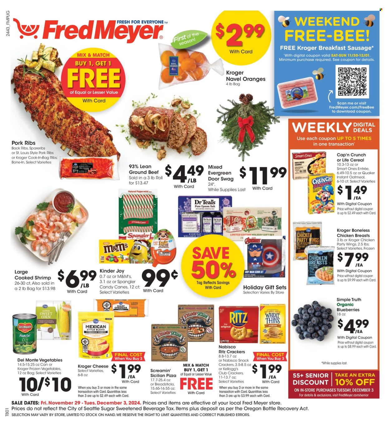 Fred Meyer ad - 11/29/2024 - 12/03/2024. Page 1
