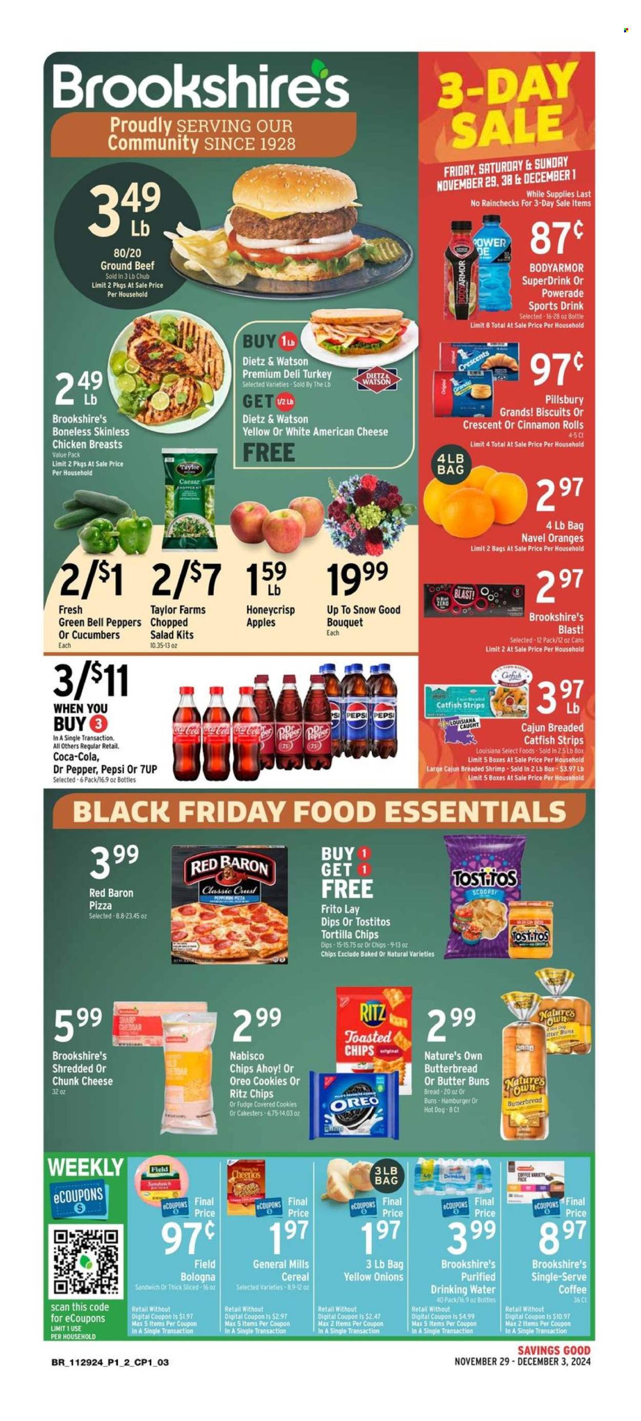 Brookshires ad - 11/29/2024 - 12/03/2024. Page 1
