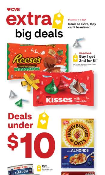 CVS Pharmacy Flyer - 12/01/2024 - 12/07/2024.