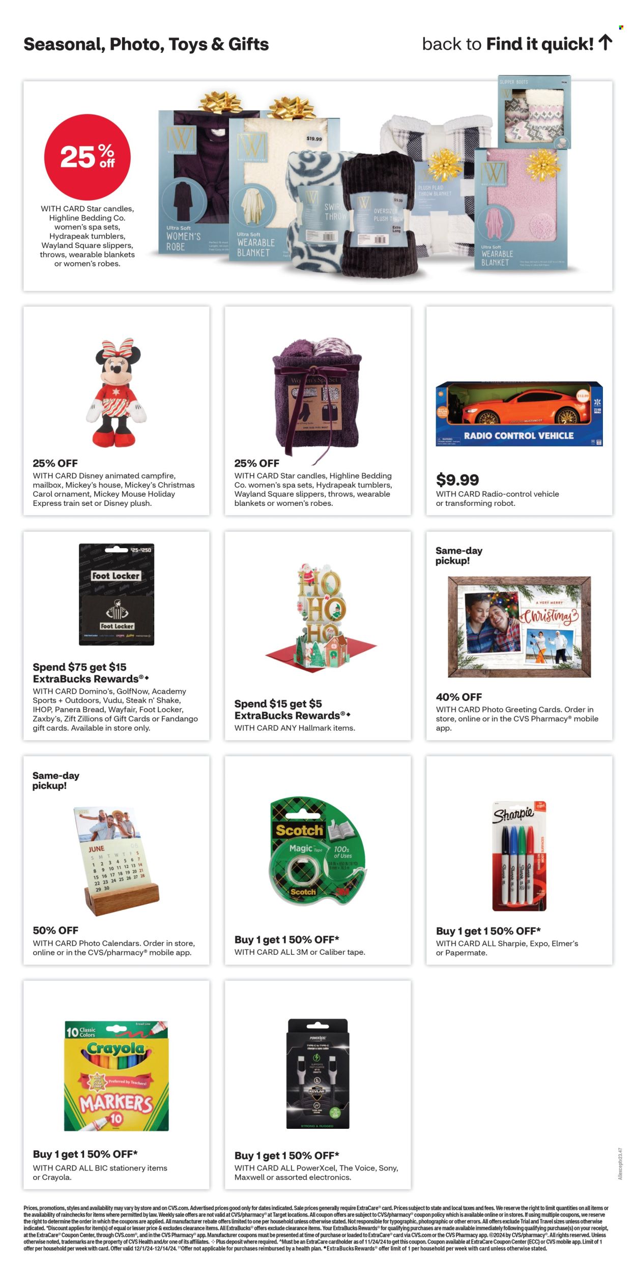 CVS Pharmacy ad - 12/01/2024 - 12/07/2024. Page 20