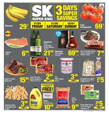 Super King Markets Flyer - 11/27/2024 - 12/03/2024.