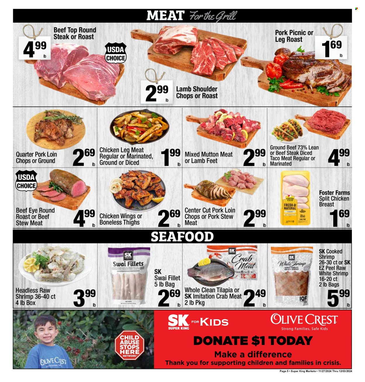 Super King Markets ad - 11/27/2024 - 12/03/2024. Page 5