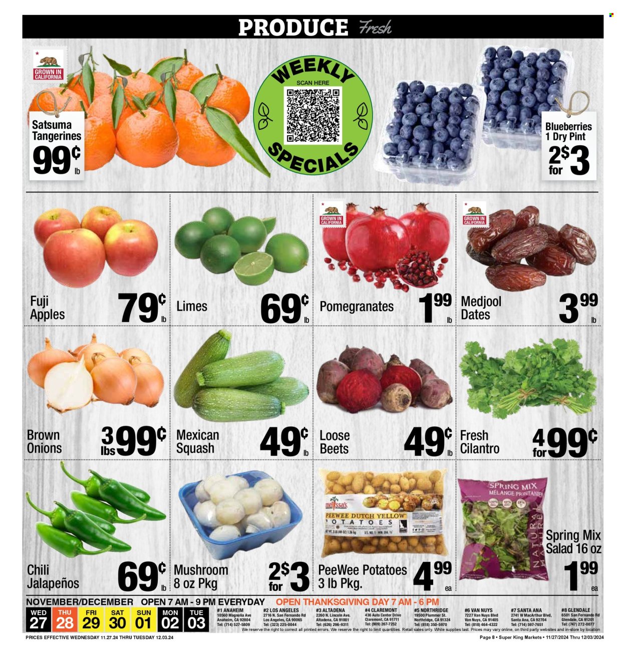 Super King Markets ad - 11/27/2024 - 12/03/2024. Page 8