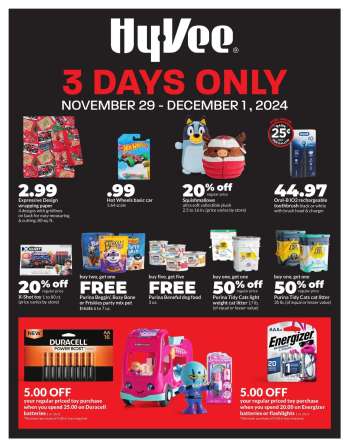 Hy-Vee Flyer - 11/29/2024 - 12/01/2024.
