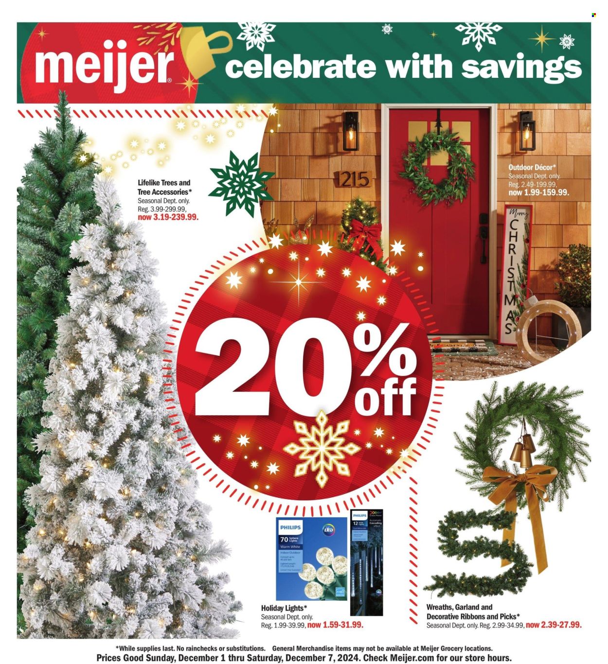 Meijer ad - 12/01/2024 - 12/07/2024. Page 1
