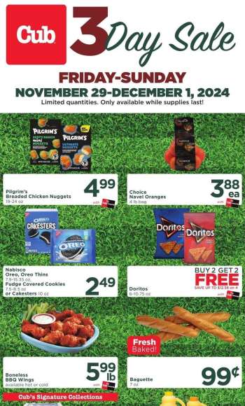 Cub Foods Flyer - 11/29/2024 - 12/01/2024.