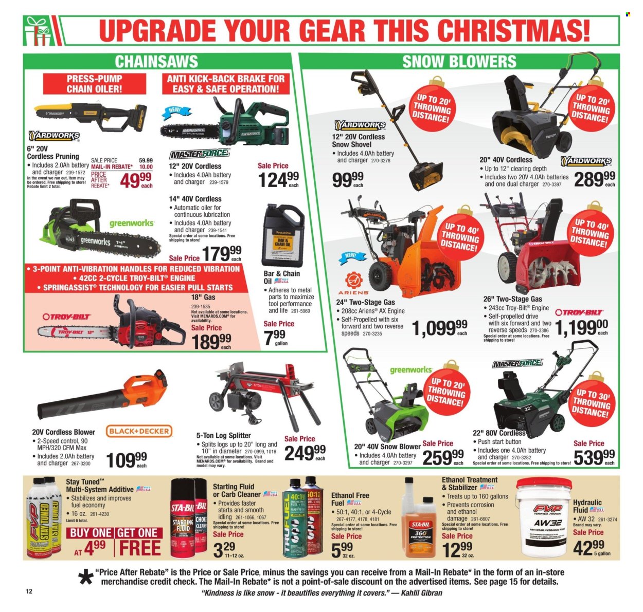 Menards ad - 11/29/2024 - 12/08/2024. Page 16