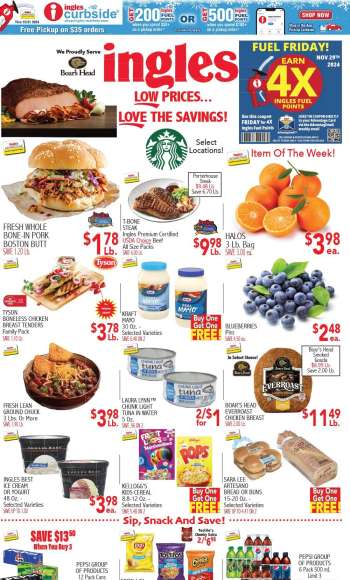 Ingles Flyer - 11/29/2024 - 12/03/2024.