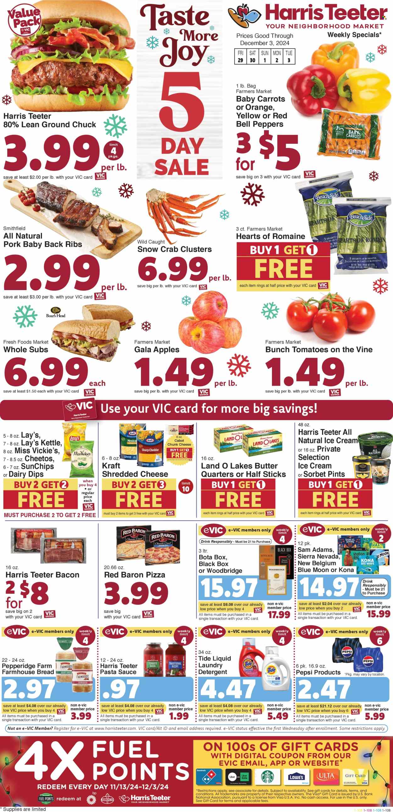 Harris Teeter ad - 11/29/2024 - 12/03/2024. Page 1