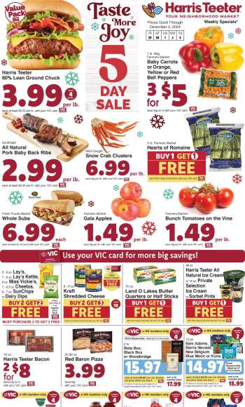 Harris Teeter Flyer - 11/29/2024 - 12/03/2024.