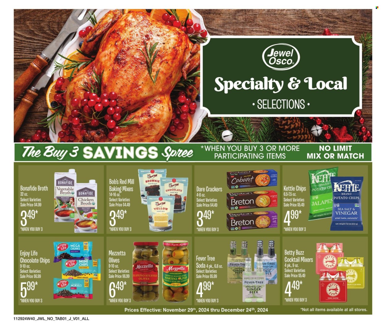 Jewel Osco ad - 11/29/2024 - 12/24/2024. Page 1