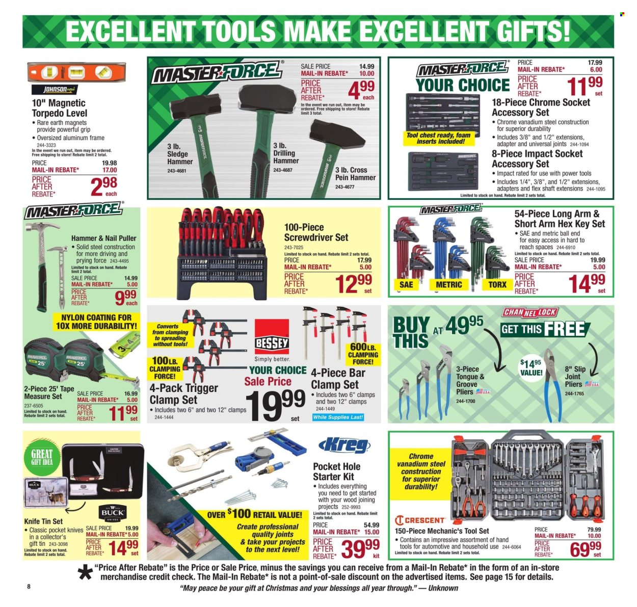 Menards ad - 11/29/2024 - 12/08/2024. Page 9