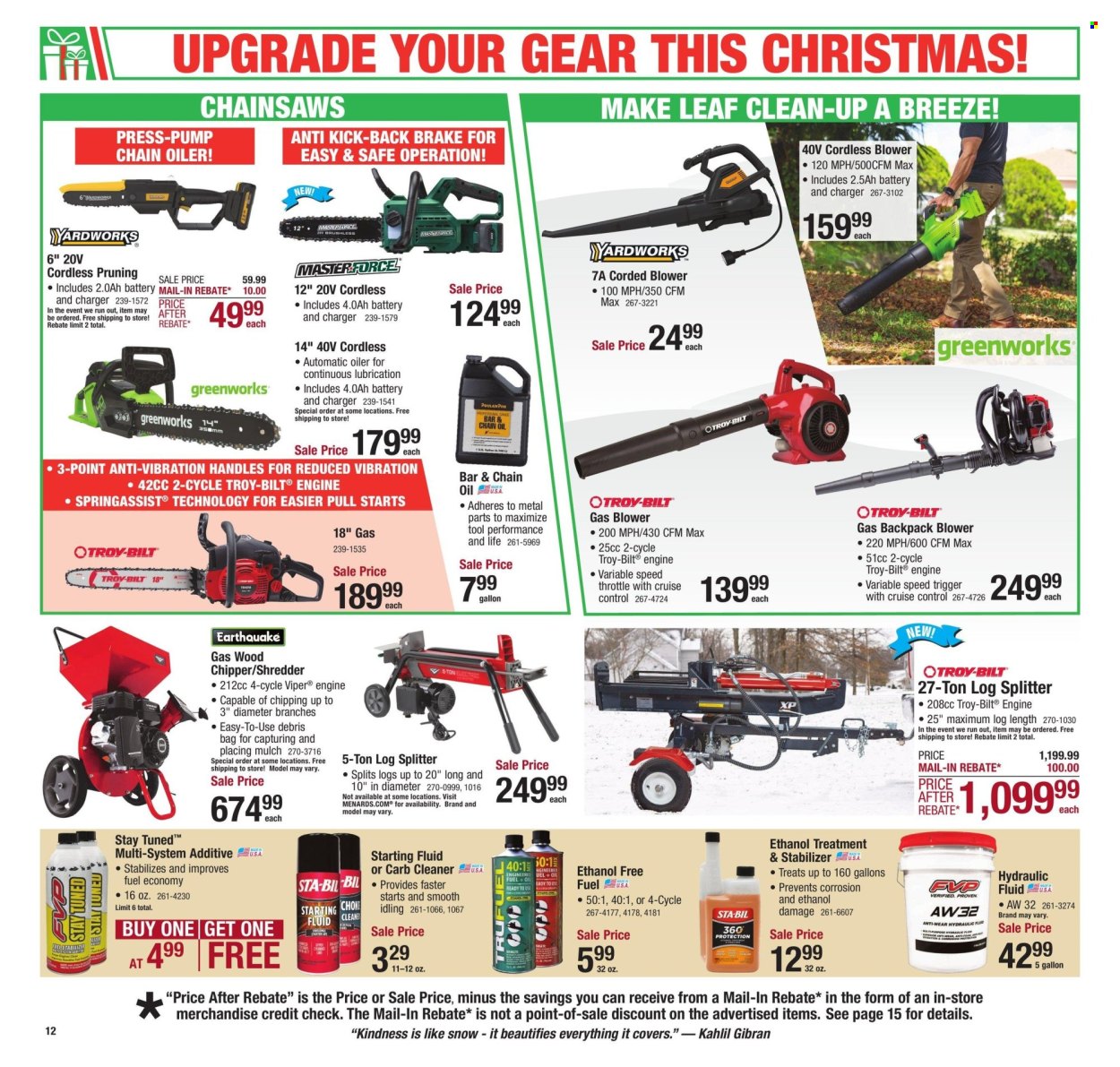 Menards ad - 11/29/2024 - 12/08/2024. Page 16