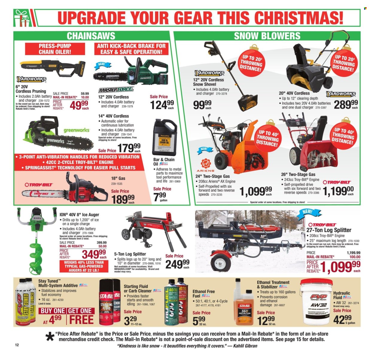 Menards ad - 11/29/2024 - 12/08/2024. Page 16