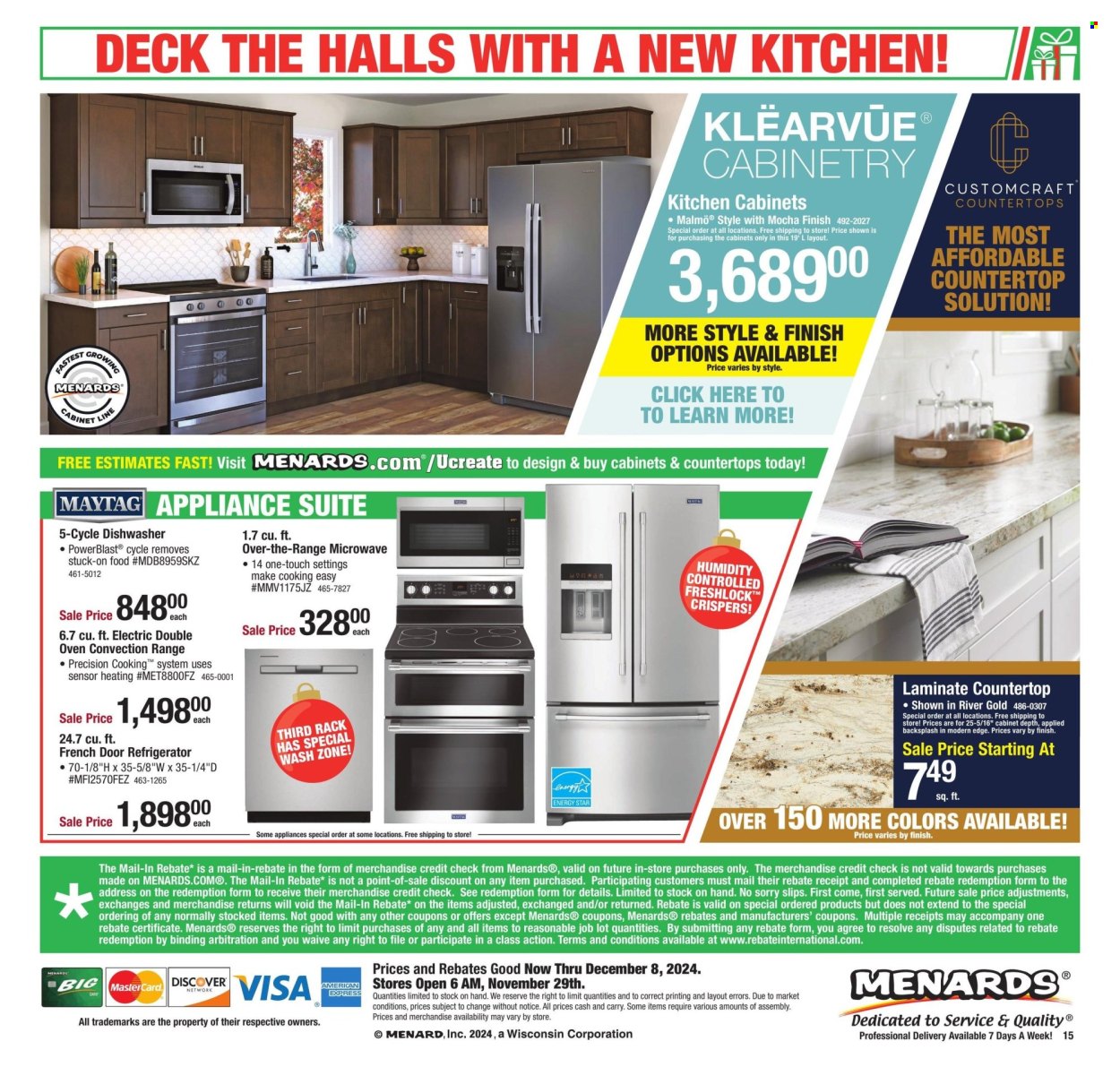 Menards ad - 11/29/2024 - 12/08/2024. Page 22