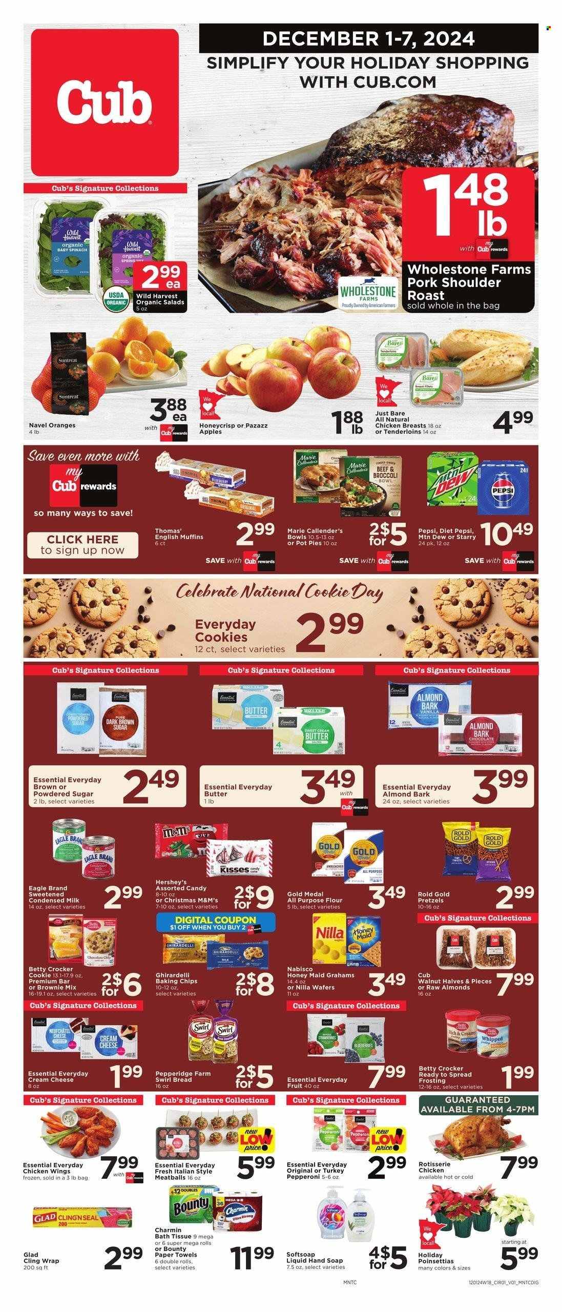 Cub Foods ad - 12/01/2024 - 12/07/2024. Page 1