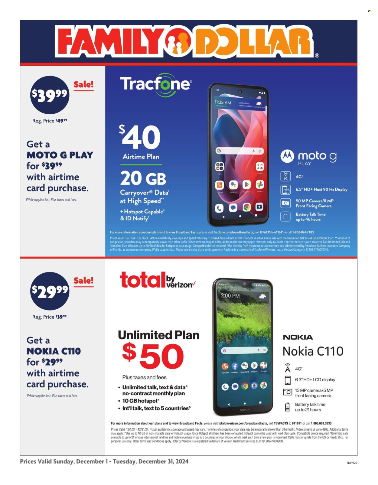Family Dollar ad - 12/01/2024 - 12/31/2024. Page 2