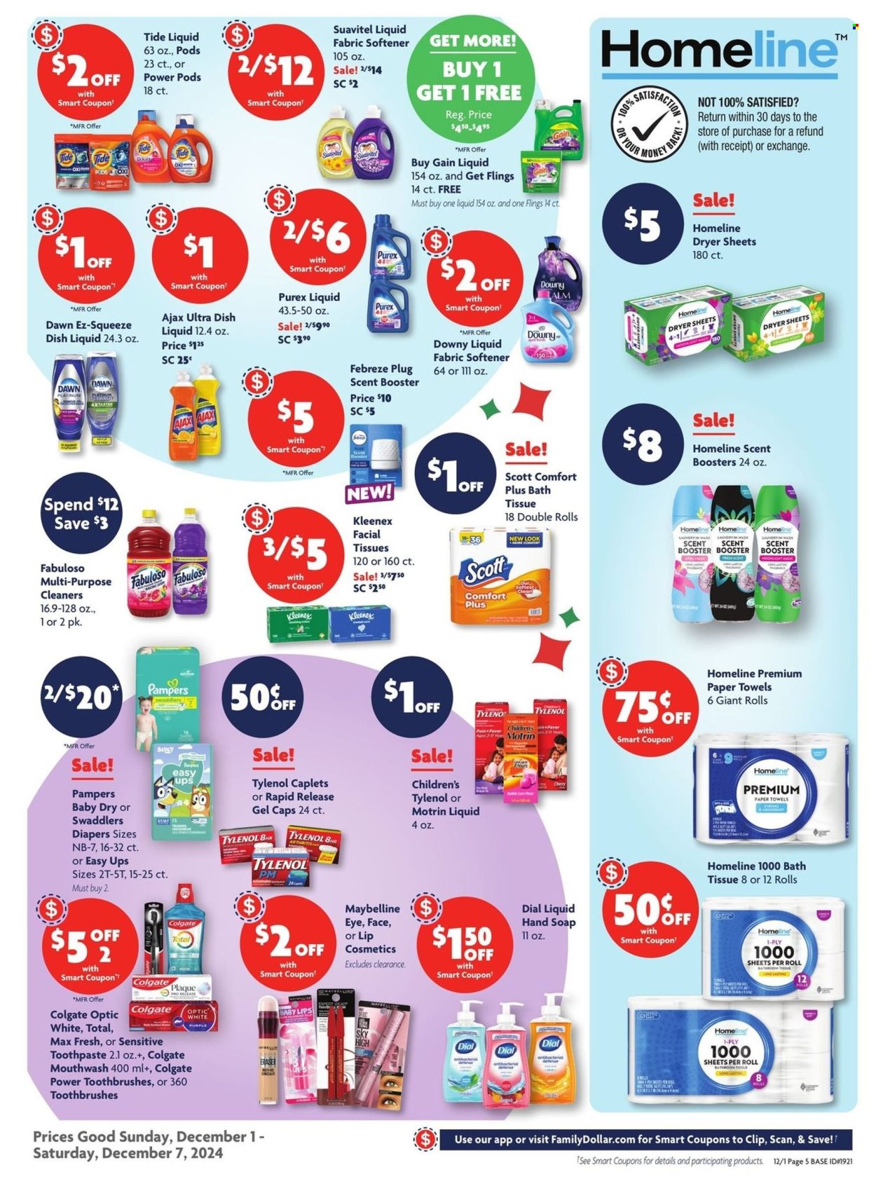 Family Dollar ad - 12/01/2024 - 12/07/2024. Page 15