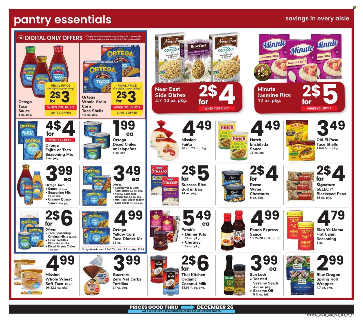 Safeway ad - 11/29/2024 - 12/26/2024. Page 25