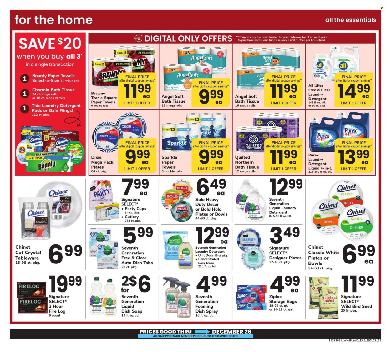 Safeway ad - 11/29/2024 - 12/26/2024. Page 29