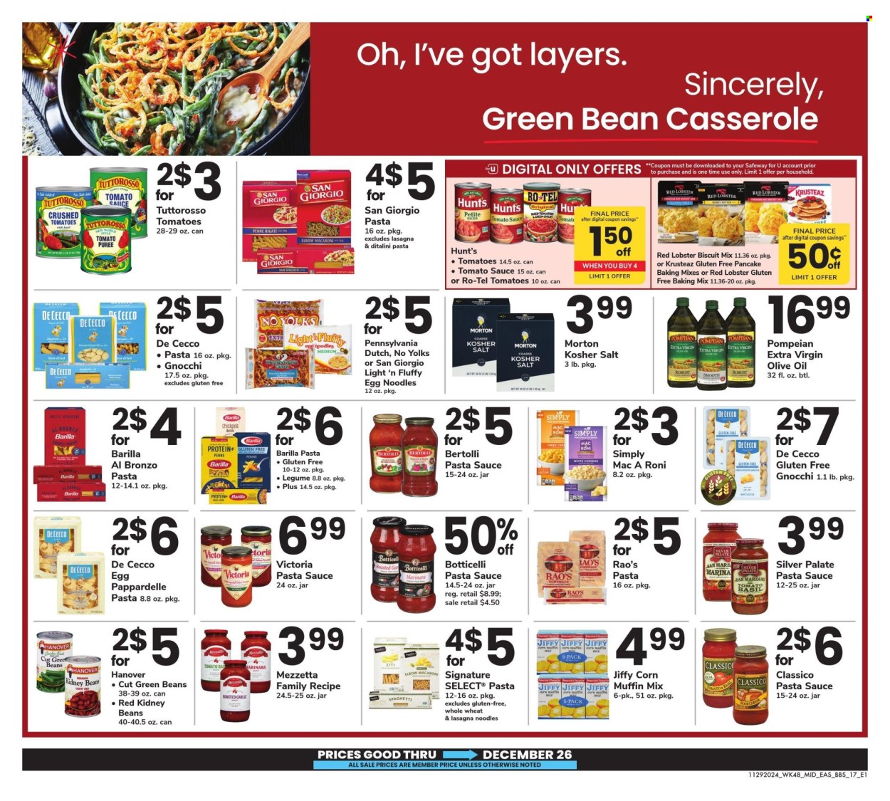 Safeway ad - 11/29/2024 - 12/26/2024. Page 17