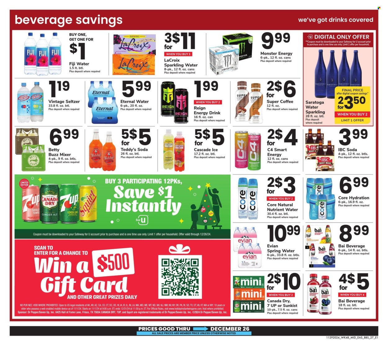 Safeway ad - 11/29/2024 - 12/26/2024. Page 27