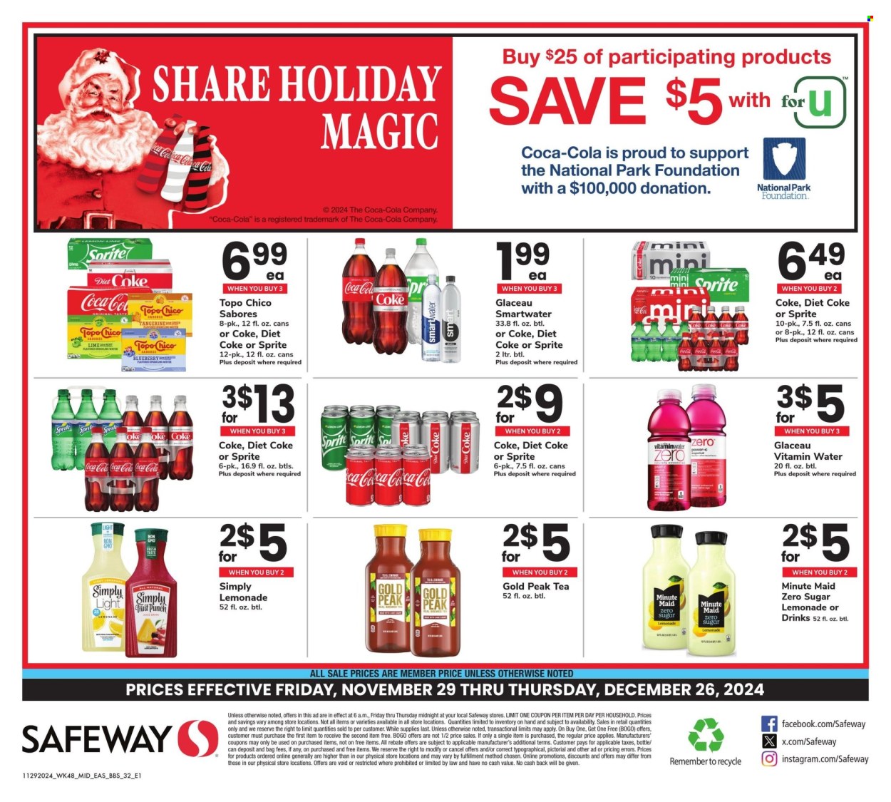 Safeway ad - 11/29/2024 - 12/26/2024. Page 32