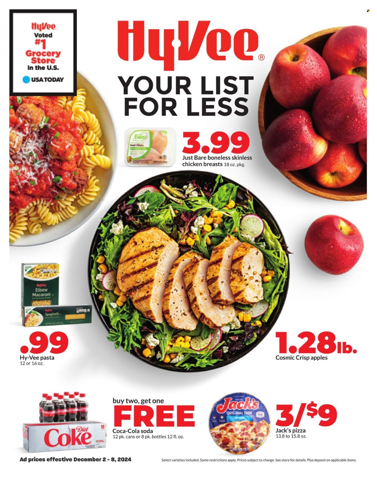 Hy-Vee ad - 12/02/2024 - 12/08/2024. Page 1