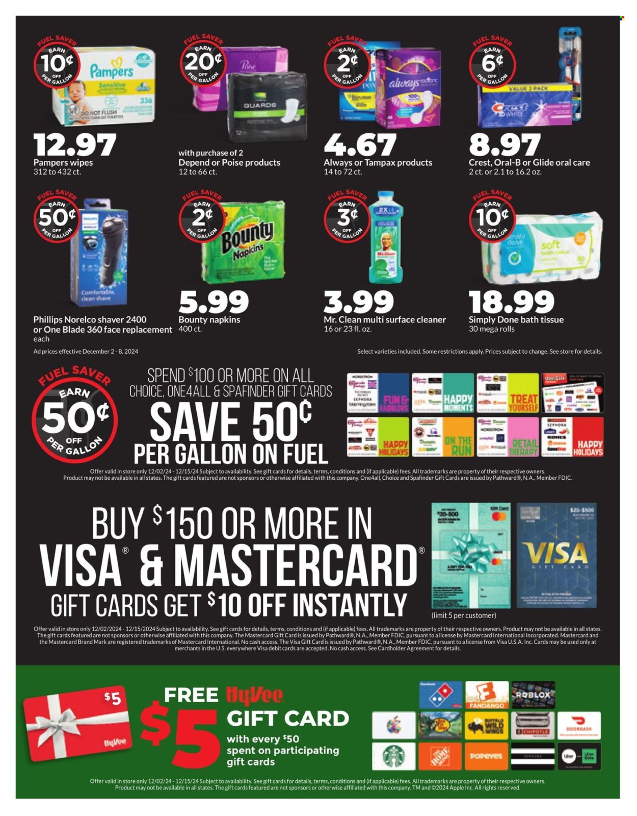 Hy-Vee ad - 12/02/2024 - 12/08/2024. Page 11