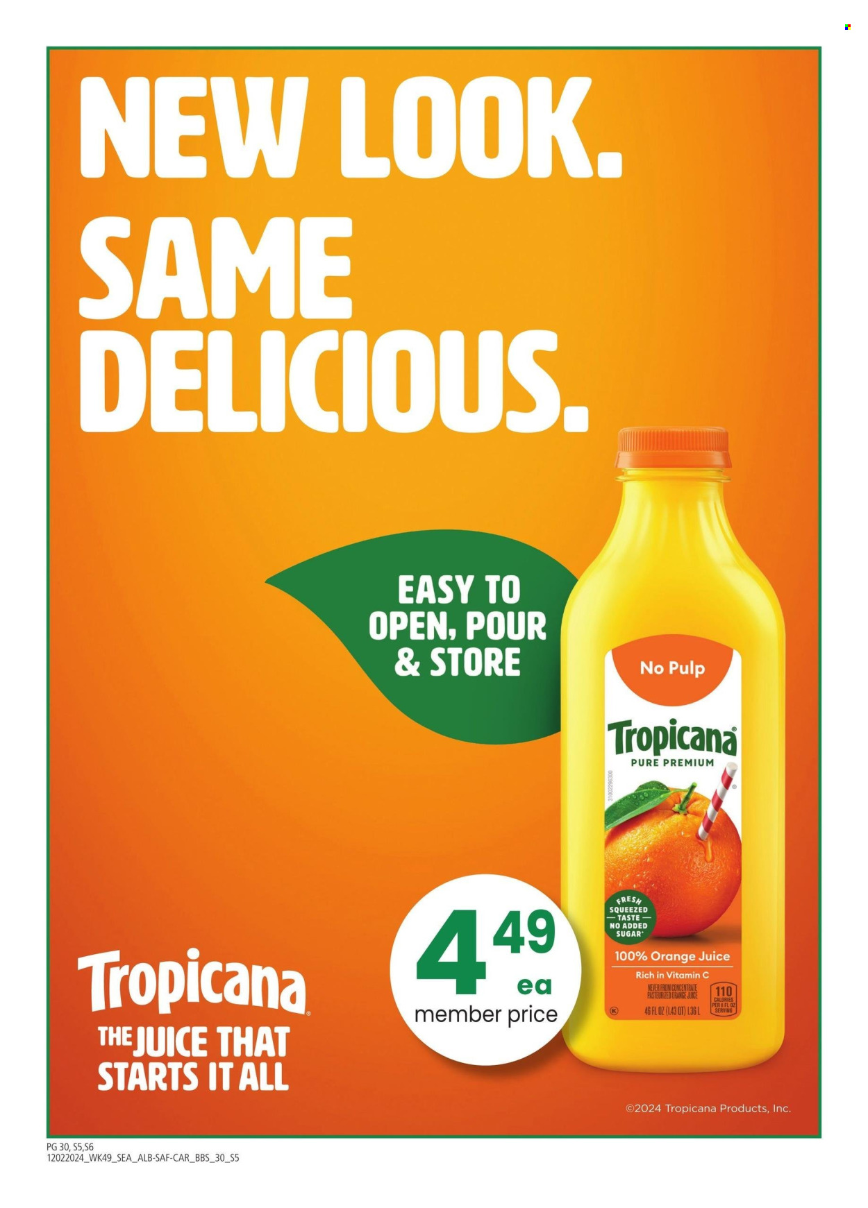 Safeway ad - 12/02/2024 - 01/05/2025. Page 30