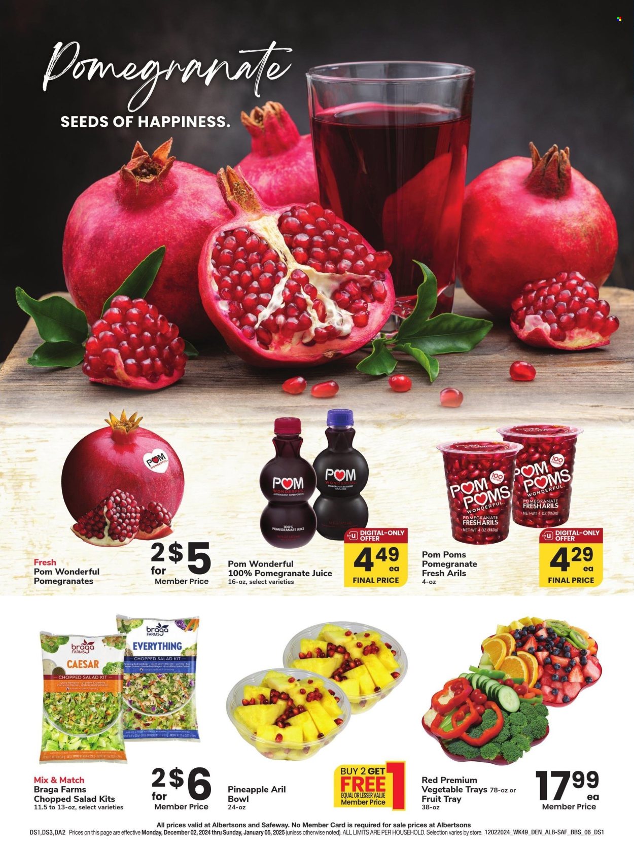 Safeway ad - 12/02/2024 - 01/05/2025. Page 5