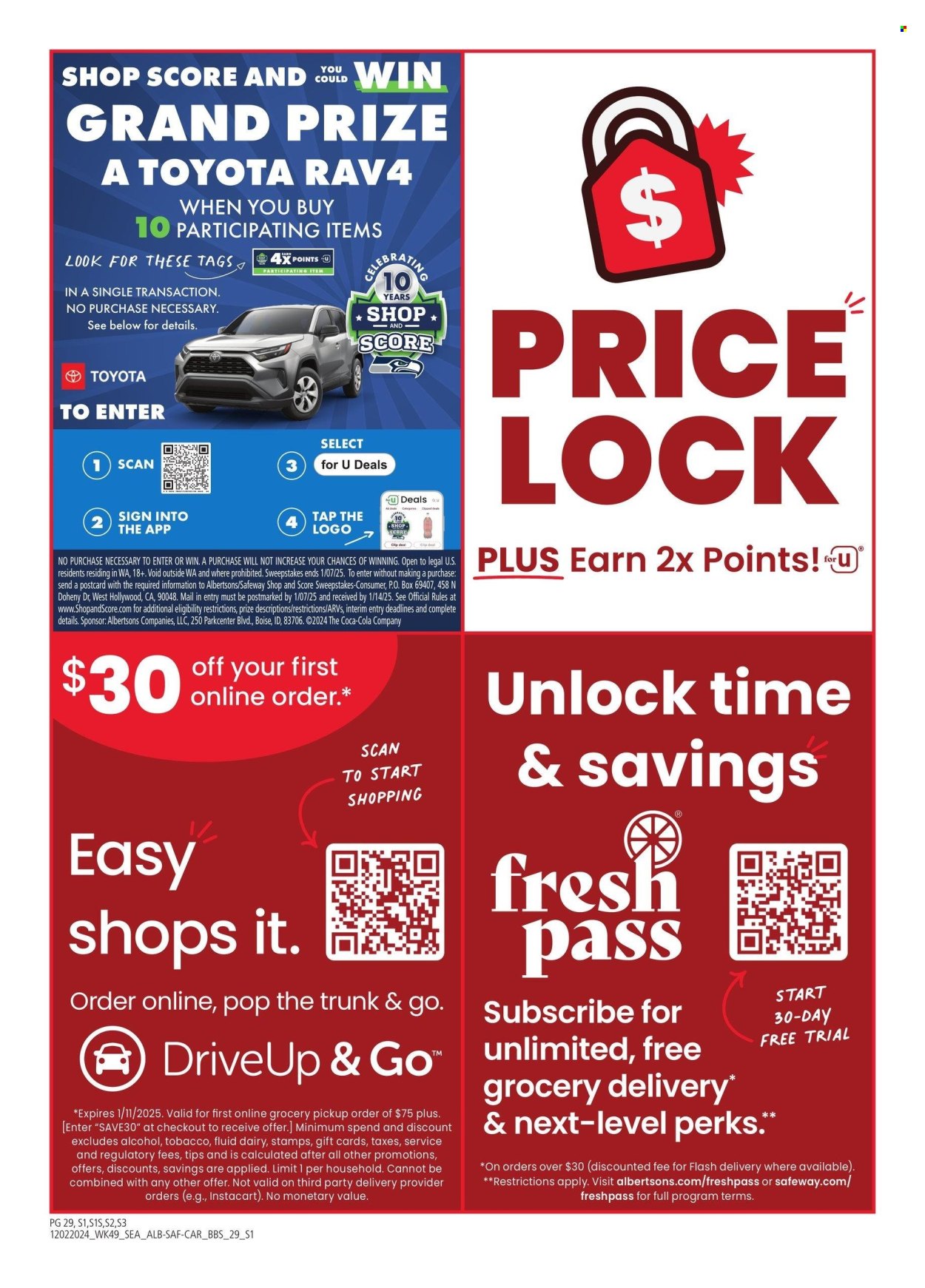 Safeway ad - 12/02/2024 - 01/05/2025. Page 29