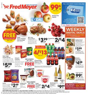 Fred Meyer Flyer - 12/04/2024 - 12/10/2024.