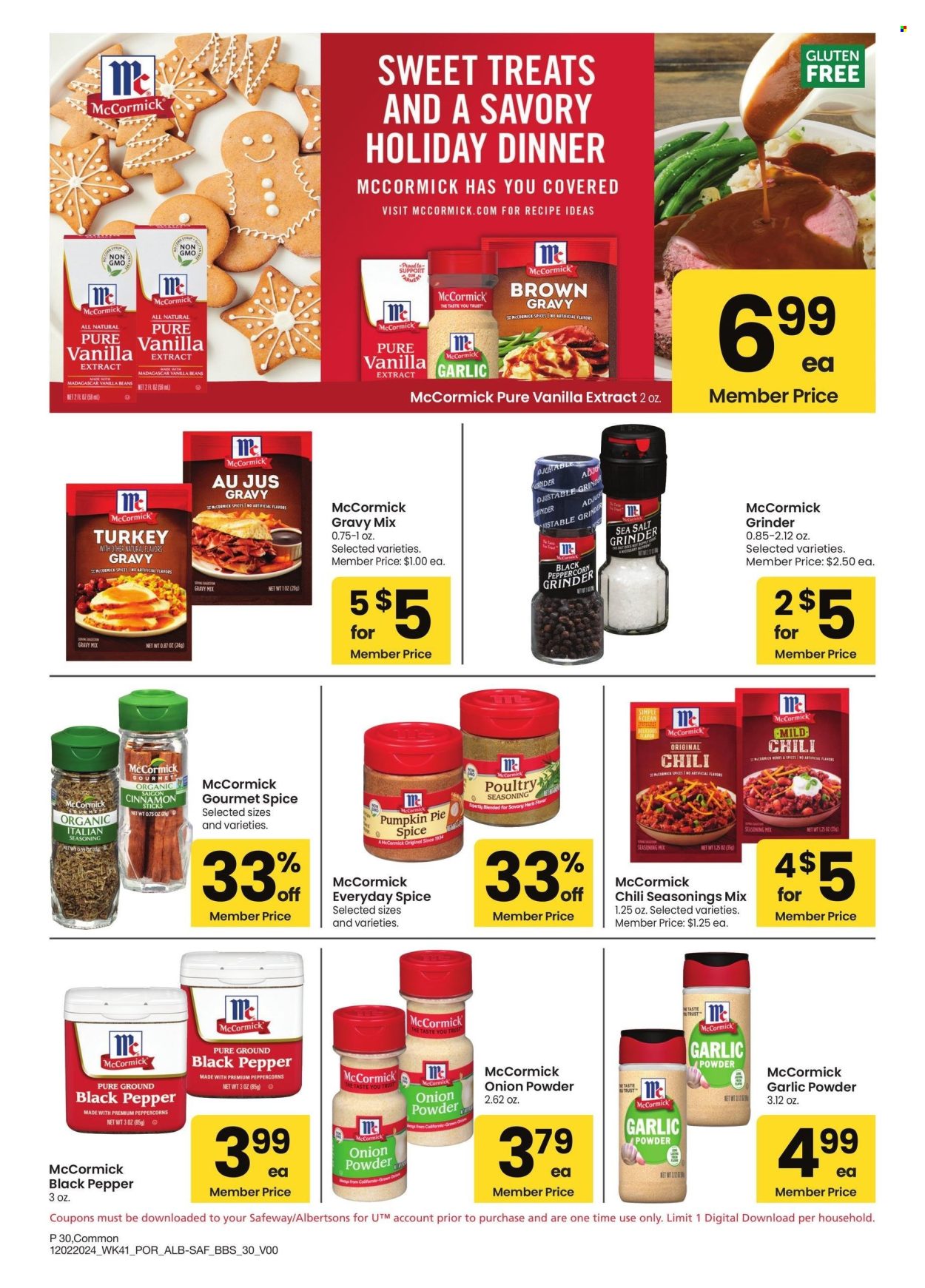Albertsons ad - 12/02/2024 - 01/05/2025. Page 30