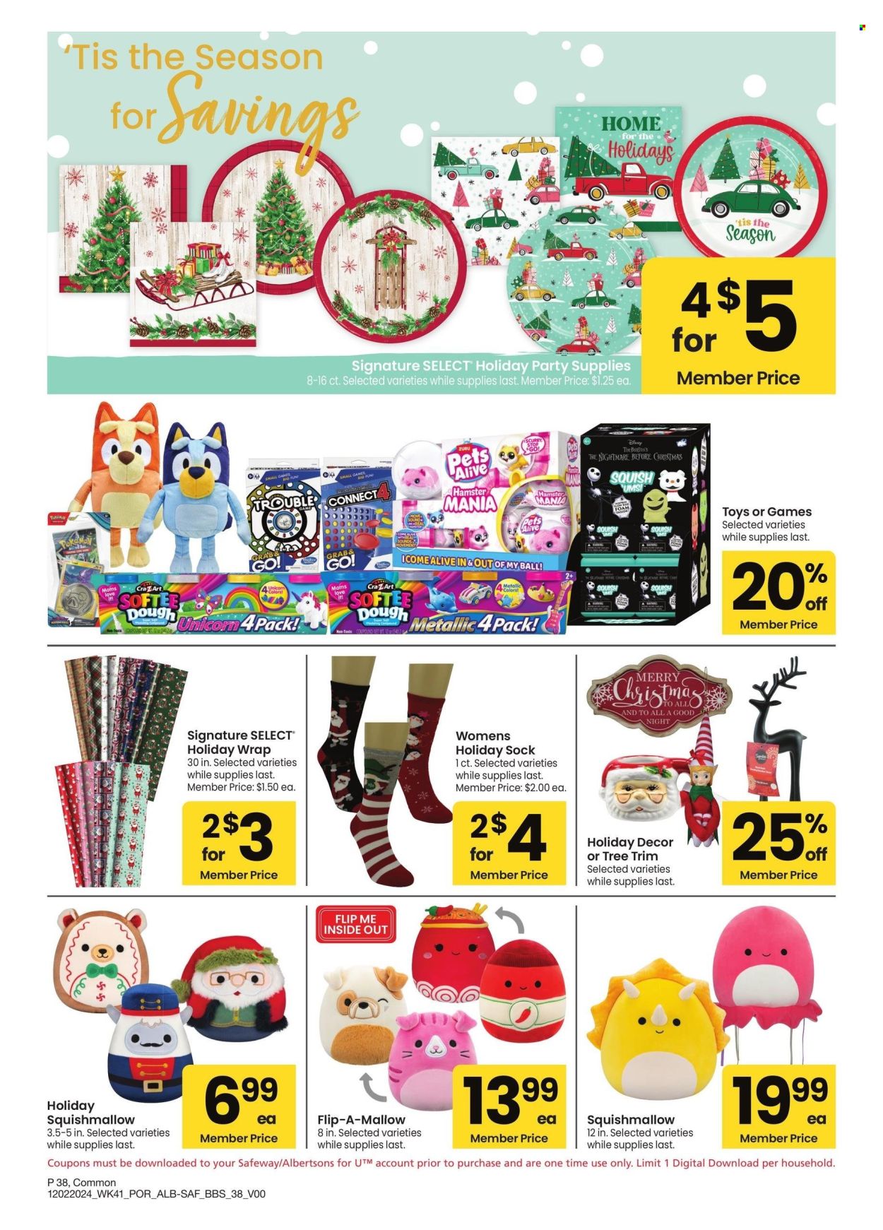 Albertsons ad - 12/02/2024 - 01/05/2025. Page 38