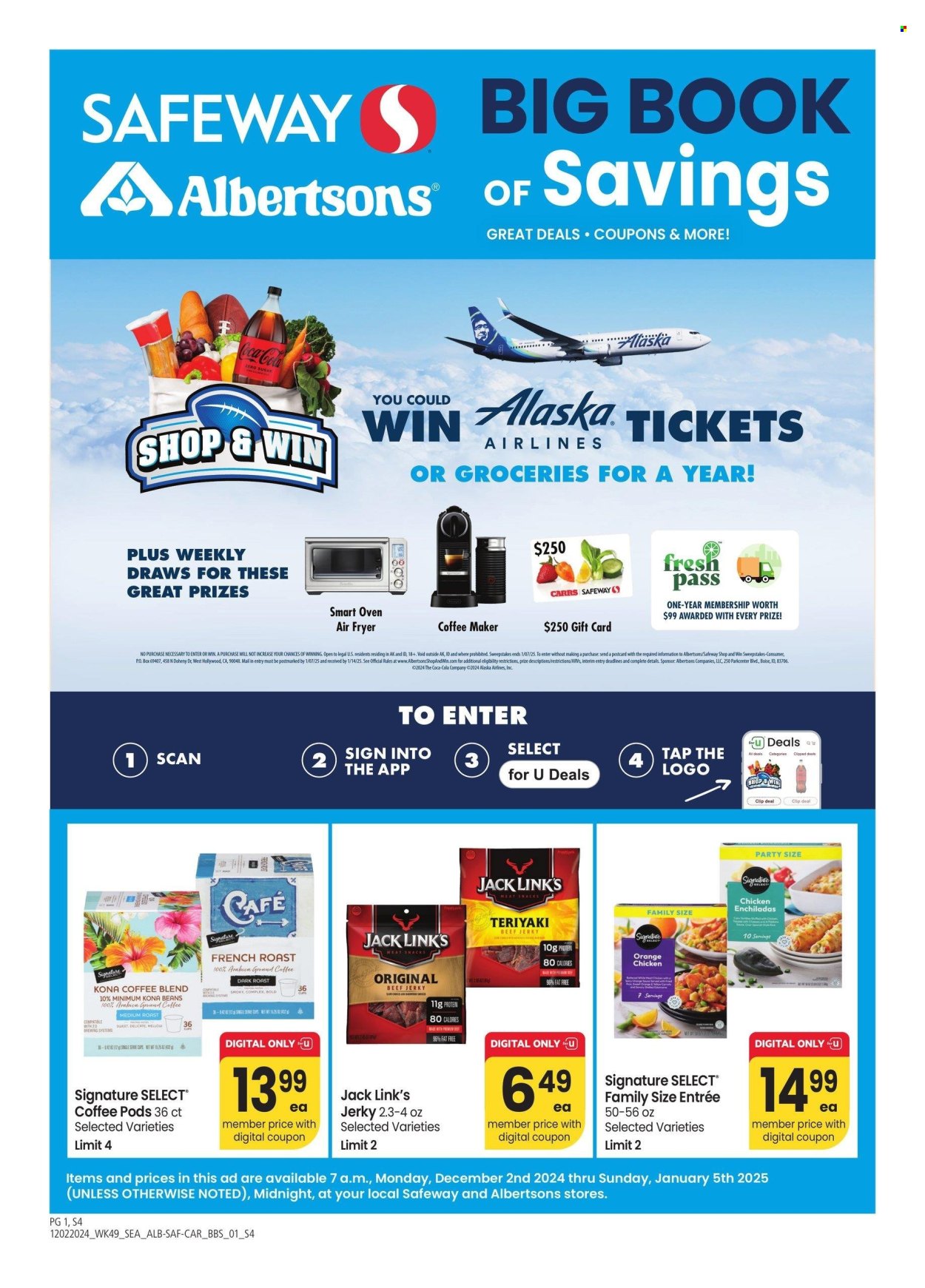 Albertsons ad - 12/02/2024 - 01/05/2025. Page 1