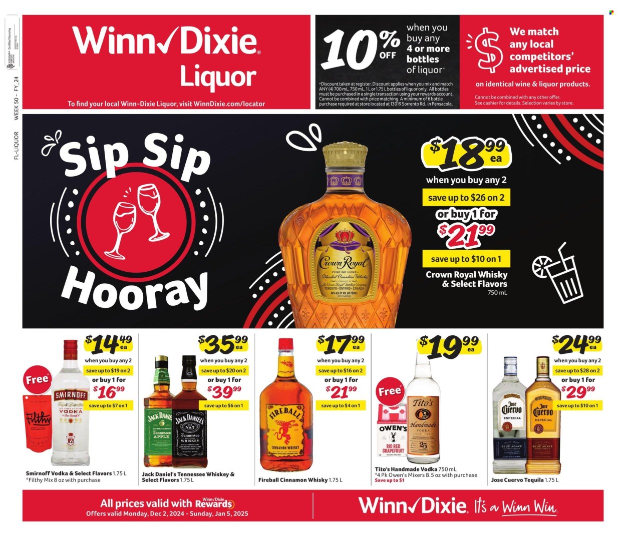 Winn Dixie ad - 12/02/2024 - 01/05/2025. Page 1
