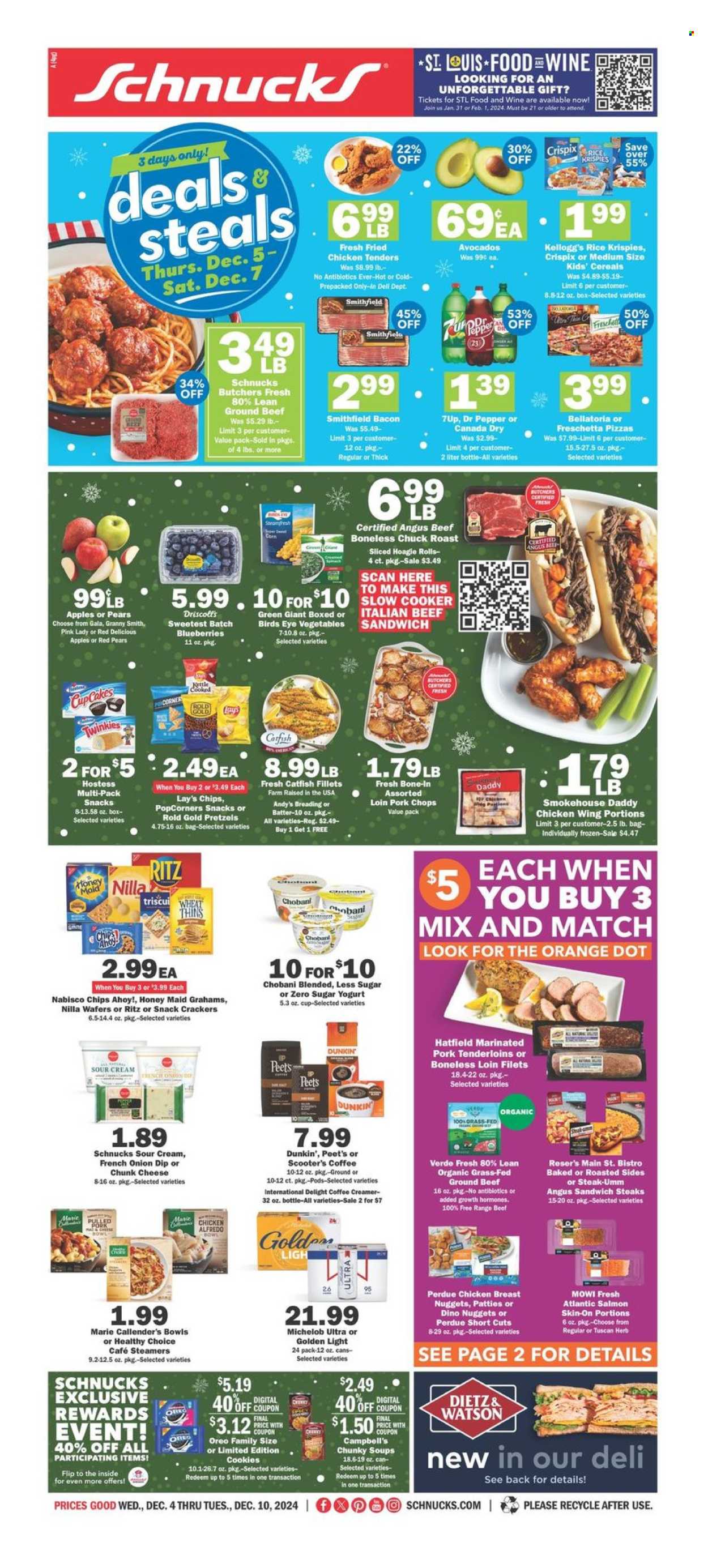 Schnucks ad - 12/04/2024 - 12/10/2024. Page 1