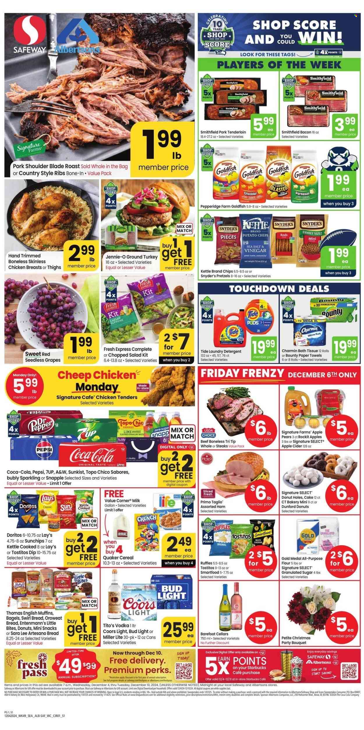 Safeway ad - 12/04/2024 - 12/10/2024. Page 1