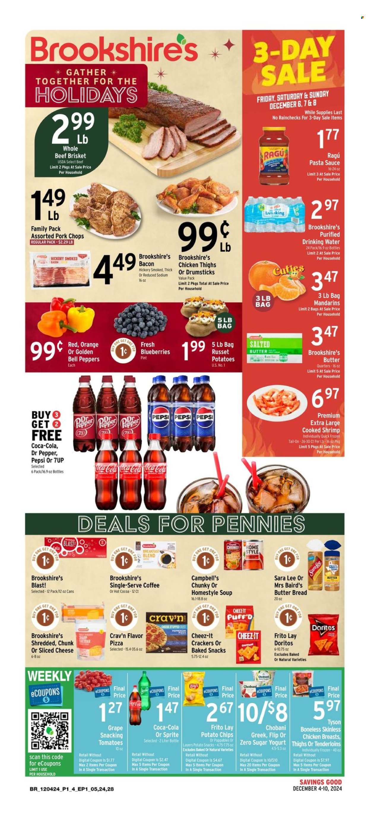 Brookshires ad - 12/04/2024 - 12/10/2024. Page 1