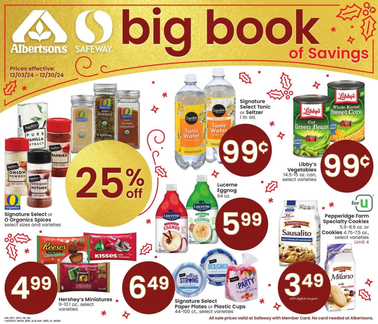 Safeway ad - 12/03/2024 - 12/09/2024. Page 1
