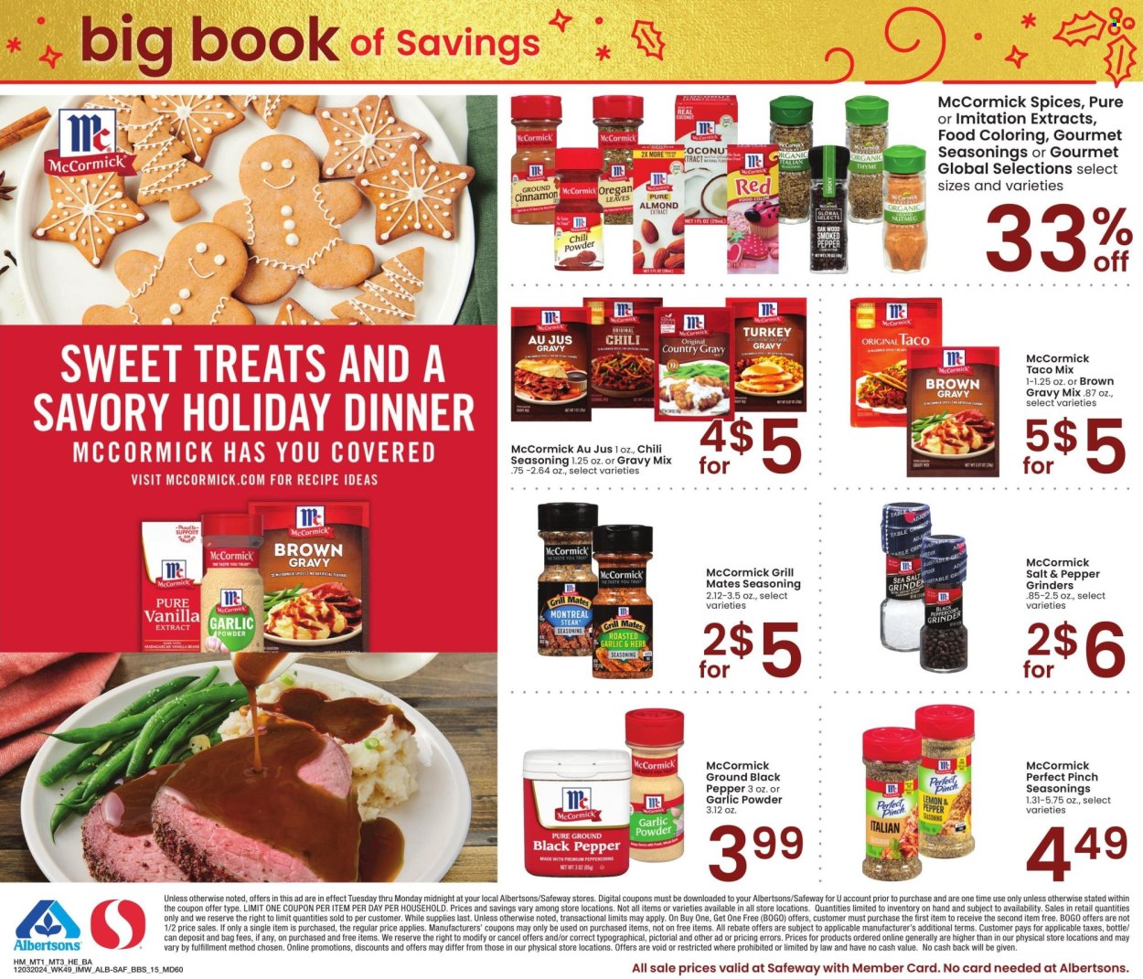 Safeway ad - 12/03/2024 - 12/09/2024. Page 15