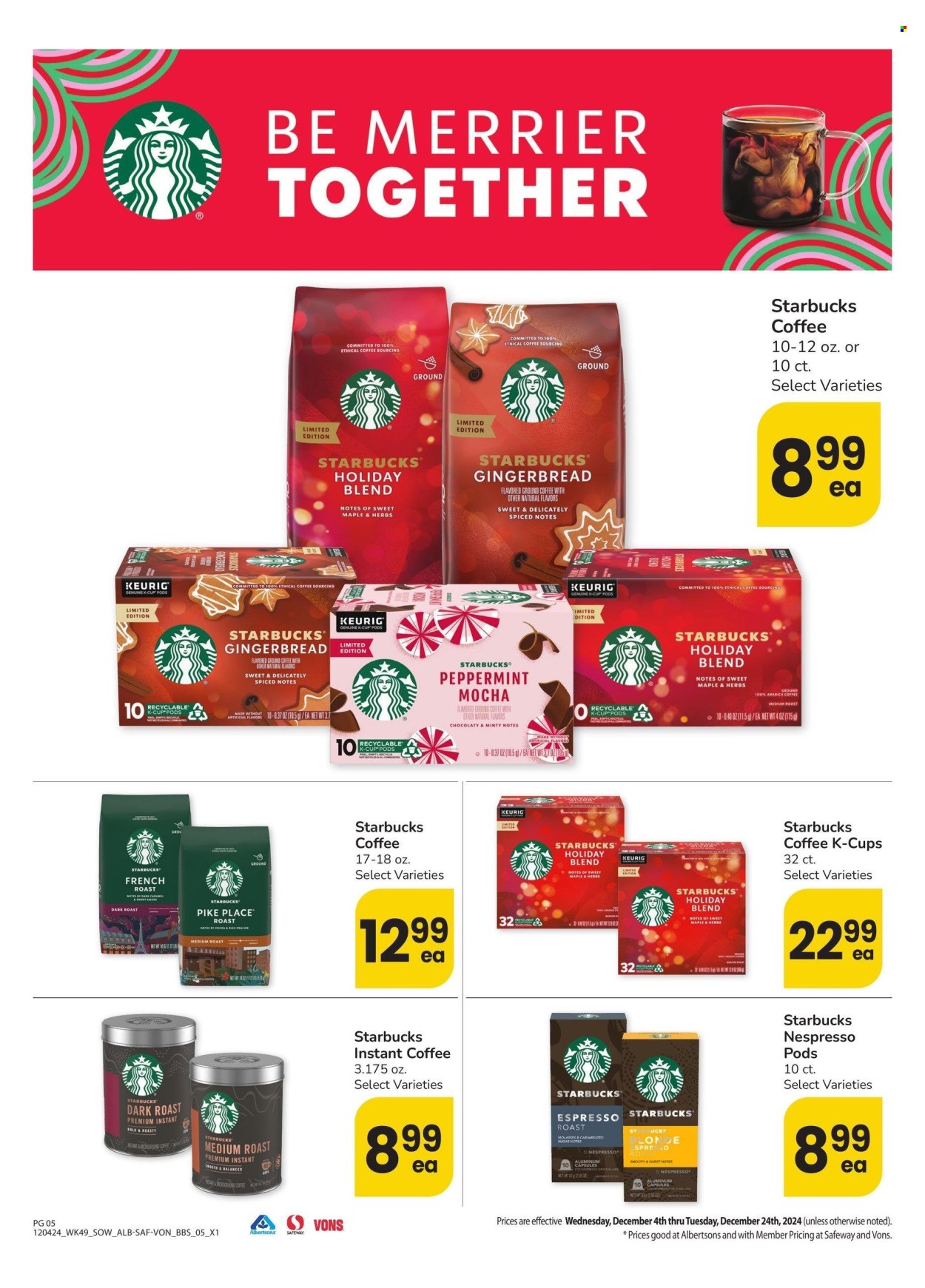 Albertsons ad - 12/04/2024 - 12/24/2024. Page 5