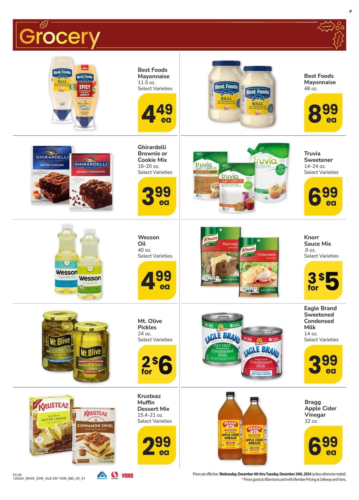 Albertsons ad - 12/04/2024 - 12/24/2024. Page 9
