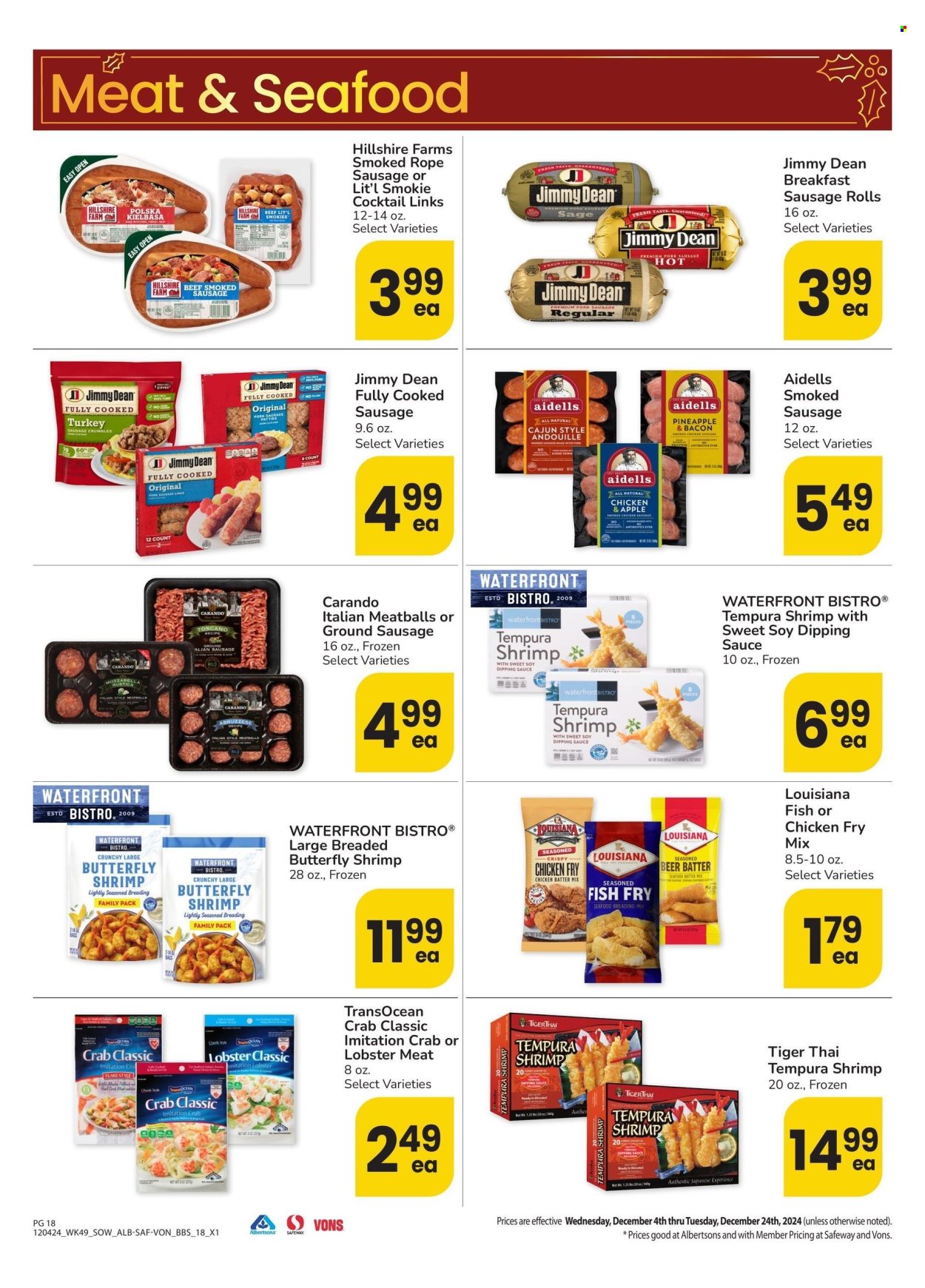 Albertsons ad - 12/04/2024 - 12/24/2024. Page 18