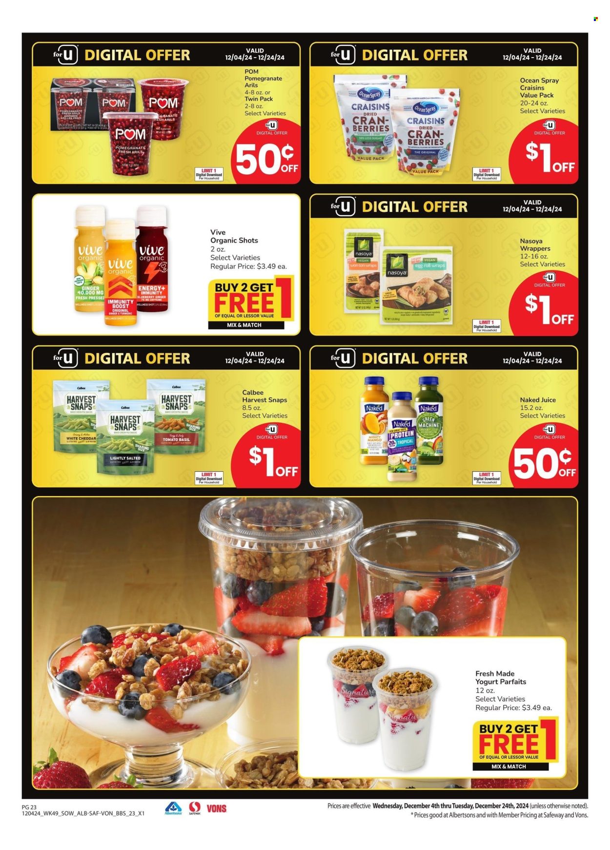 Albertsons ad - 12/04/2024 - 12/24/2024. Page 23