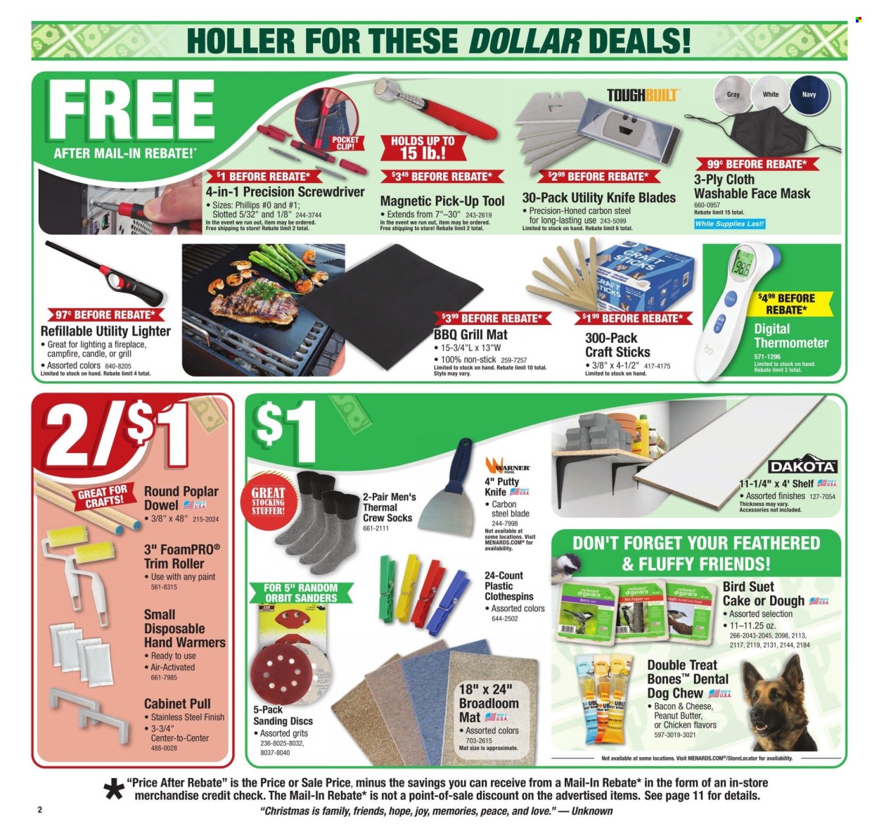 Menards ad - 12/05/2024 - 12/15/2024. Page 4