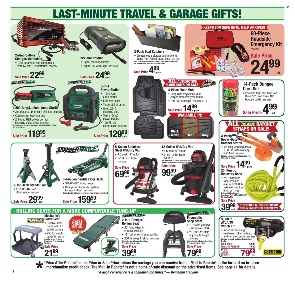 Menards ad - 12/05/2024 - 12/15/2024. Page 7