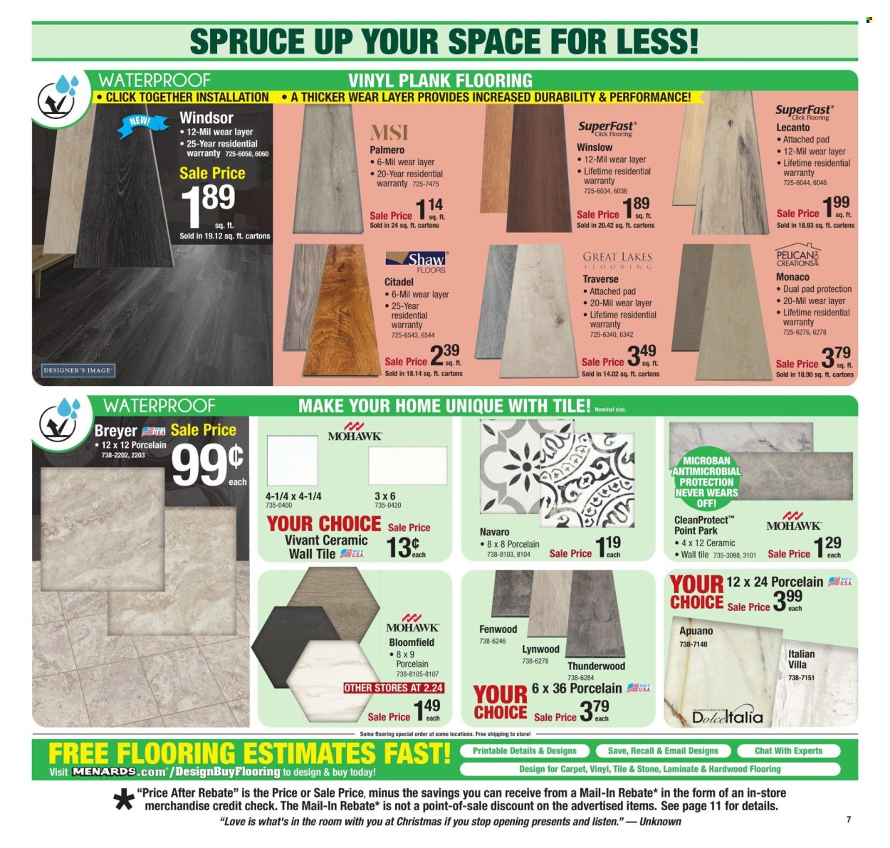 Menards ad - 12/05/2024 - 12/15/2024. Page 11