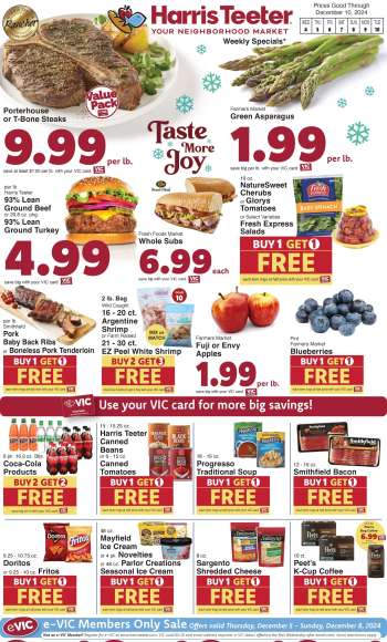 Harris Teeter Flyer - 12/04/2024 - 12/10/2024.
